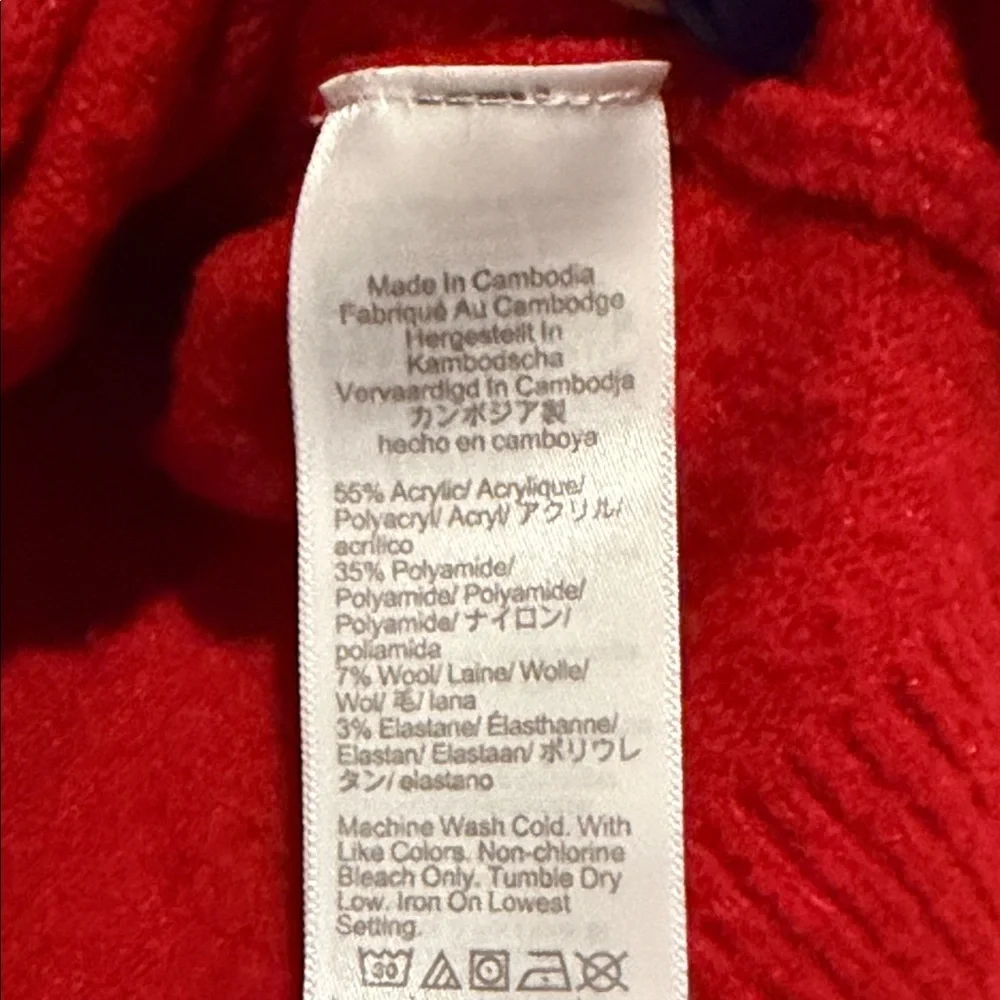 J. Crew Men's Classic Red Crewneck Sweater